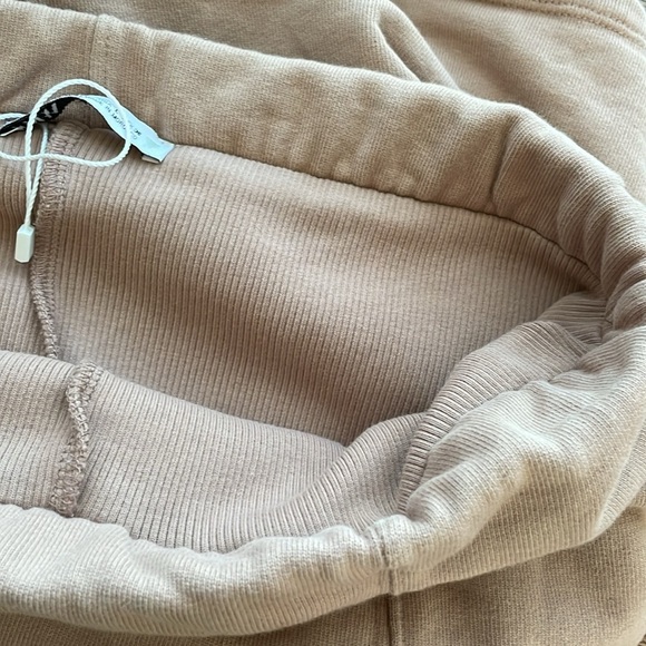 Zara Brown/Pink Biker Shorts/Skort. Size Large. Ribbed Biker Shorts with Skirt. - Picture 8 of 11